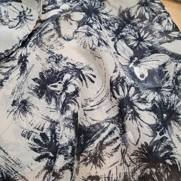 Pennington open front chiffon cardigan top - Picture 5 of 7